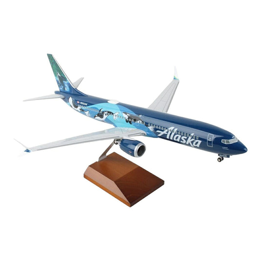 アラスカ航空 Alaska Airlines ボーイング 737-MAX9 N932AK / Skymarks 1/100 飛行機模型 旅客機