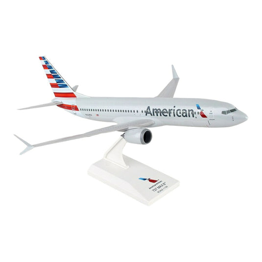 アメリカン航空 American Airlines ボーイング 737 MAX 8 N324RA Wi-Fiレドーム / Skymarks 1/130 飛行機模型 旅客機
