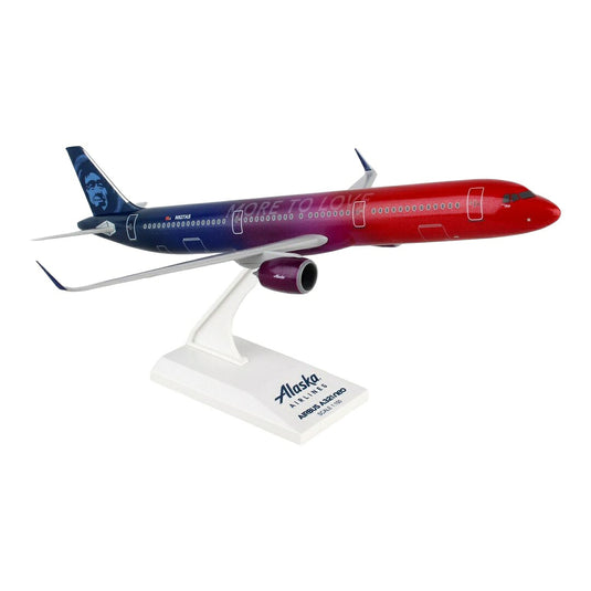 アラスカ航空 Alaska Airlines エアバス A321neo N927AS 「More to Love」 特別塗装 / Skymarks 1/150 飛行機模型 旅客機