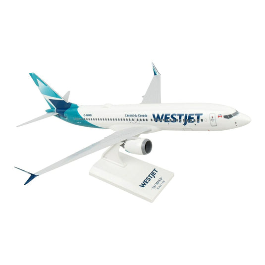 ウエストジェット航空 WestJet ボーイング 737 MAX 8 C-FNWD / Skymarks 1/130 飛行機模型 旅客機