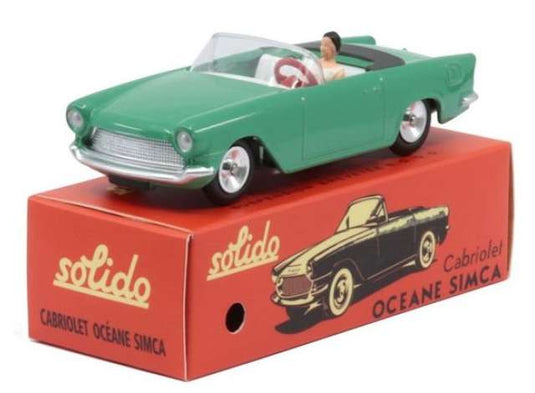 シムカ オセアーヌ カブリオレ グリーン Simca Oceane ミニカー / SOLIDO 1/43 ミニカー