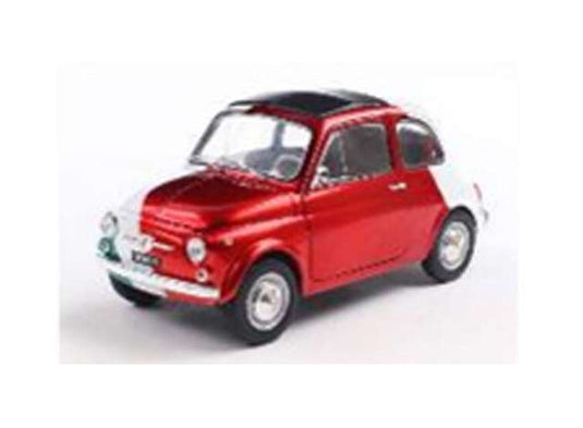 1965 フィアット 500 イタリア・トリビュート ホワイト/レッド 2トーン / SOLIDO 1/18 ミニカー