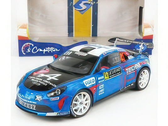 RENAULT A110 ALPINE N 43 WINNER RGT CLASS RALLY MONTECARLO 2021 E.GUIGOU A.CORIA BLUE RED WHITE/SOLIDO 1/18ミニカー