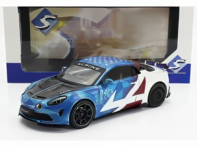 Alpine A110 Radicale US Livery 2023 レッドホワイトブルー/ SOLIDO 1/18 ミニカー