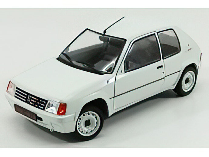 PEUGEOT 205 1.3 RALLYE 1988 WHITE/SOLIDO 1/18ミニカー