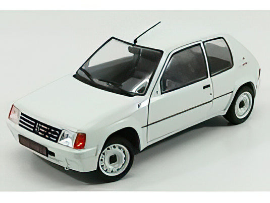 PEUGEOT 205 1.3 RALLYE 1988 WHITE/SOLIDO 1/18ミニカー