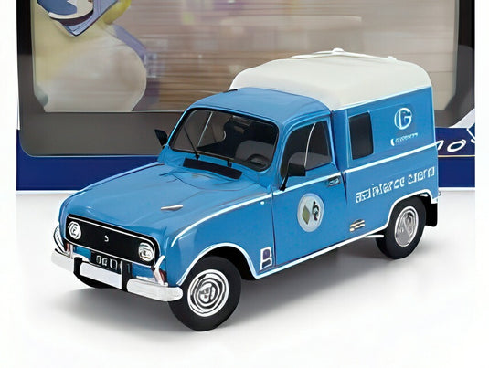 1976 ルノー 4LF4 ゴルディーニ サービスカー ブルー/ホワイト 働く車 / SOLIDO 1/18 ミニカー
