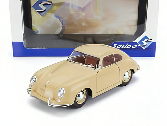 PORSCHE 356 PRE A COUPE 1953 ブラウン/ SOLIDO 1/18 ミニカー