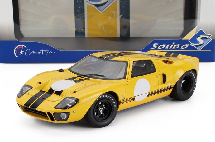 FORD USA GT40 MKI N0 レーシング 1968 イエローブラック/ SOLIDO 1/18 ミニカー
