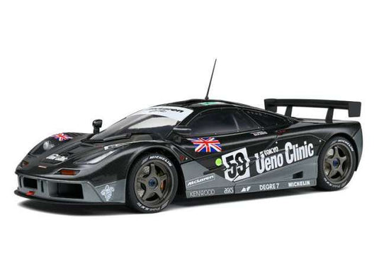 1995 McLaren F1 GT-R ショートテール ルマン24時間 ブラック/SOLIDO 1/18ミニカー