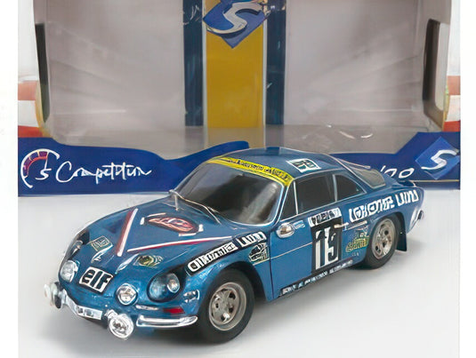 ALPINE A110 ALPINE 1600SC N 19 ラリー・モンテカルロ 1976 ミシェル・ムートン ライトブルー / SOLIDO 1/18 ミニカー