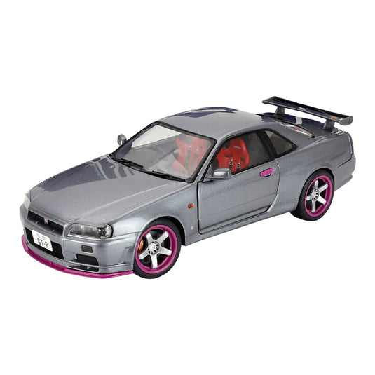 Nissan日産 スカイライン GT-R BNR34 クーペ 1999 グレー / SOLIDO 1/18 ミニカー