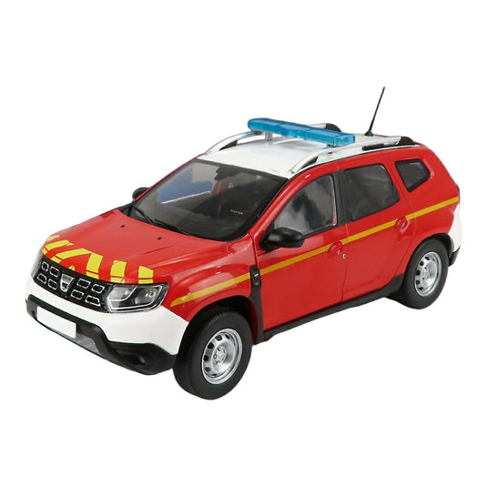 Daciaダチア Dusterダスター MKII 消防車両 2018 レッド イエロー / SOLIDO 1/18 ミニカー