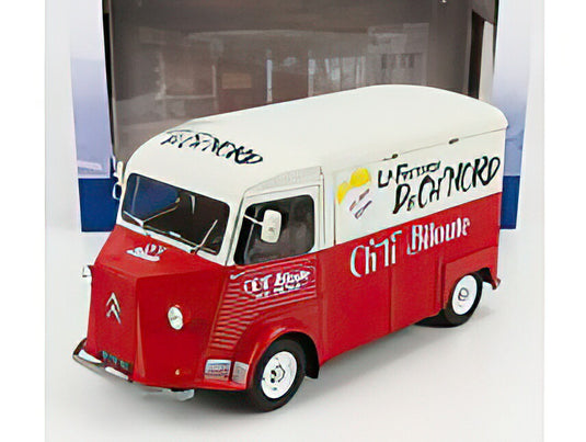 CITROEN TYPE HY FRITERIE CH TI BILOUTE 1969 RED WHITE/SOLIDO 1/18ミニカー