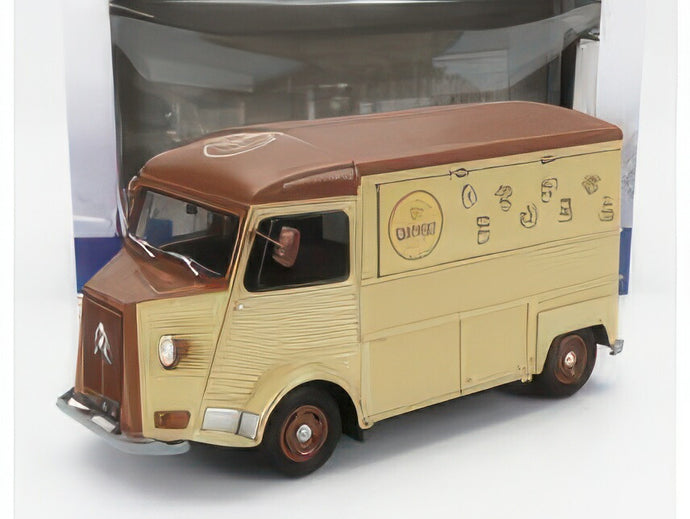 CITROEN TYPE HY VAN CAFE AMBULANT 1969 CREAM BROWN/SOLIDO 1/18ミニカー