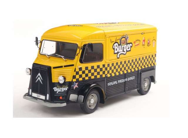 1969 シトロエン Hバン バーガー フードトラック イエロー/ブラック/ SOLIDO  1/18 ミニカー