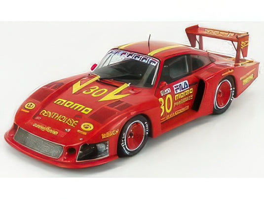PORSCHE 935/78 MOMO MOBY DICK N 30 DRM NORISRING 1981 G.MORETTI RED YELLOW/SOLIDO 1/18ミニカー