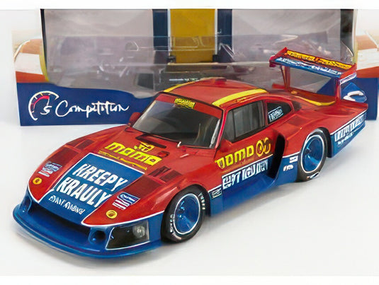 PORSCHE 935 MOBY DICK N 6h MID OHIO 1983 RED BLUE/SOLIDO 1/18ミニカー
