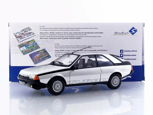 RENAULT Fuego Turbo 1980 ルノー フエゴ ターボ / SOLIDO 1/18 ミニカー
