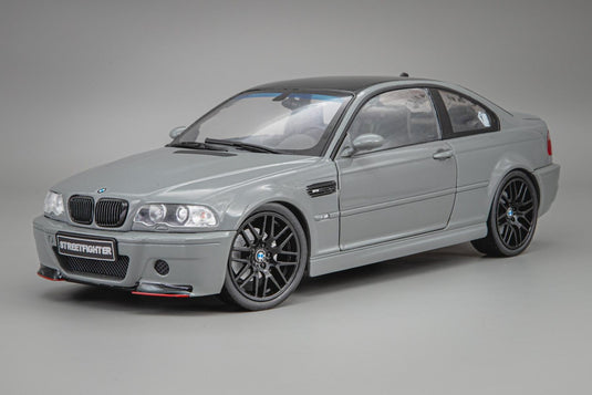 BMW E46 M3 Coupe Streetfighter Solido Works 2000 Nardo Grey ダイキャストモデル ミニカー /SOLIDO 1/18