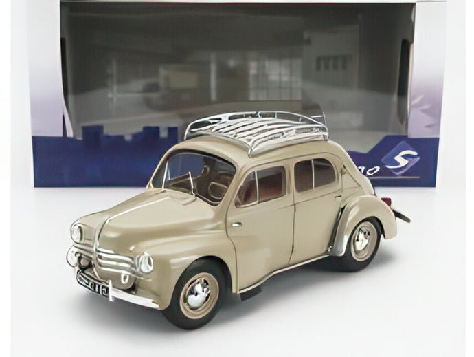 RENAULT 4CV 1956 ベージュ/ SOLIDO 1/18 ミニカー