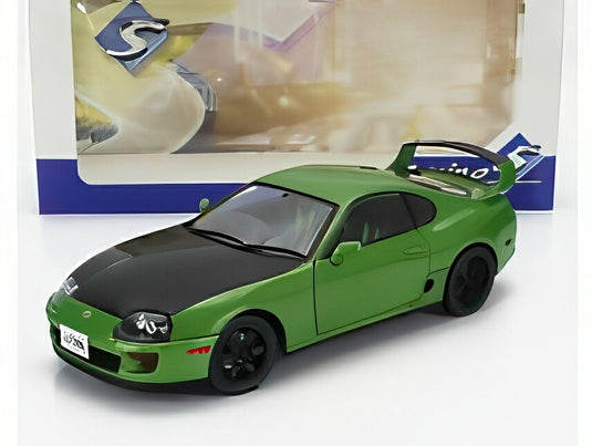 TOYOTA スープラ MK4 (A80) クーペ 1993 グリーン/ブラック/ SOLIDO 1/18 ミニカー