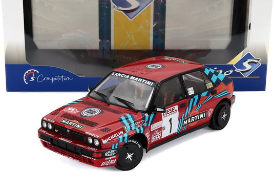 LANCIAランチア デルタ HF インテグラーレ 16V マルティーニ N 1 サンレモラリー / SOLIDO 1/18 ミニカー