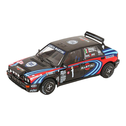 Lancia Delta Integrale HF 1990 No.1 Tribute to Biason Monte Carlo Sacco/Ollero / SOLIDO 1/18 ミニカー