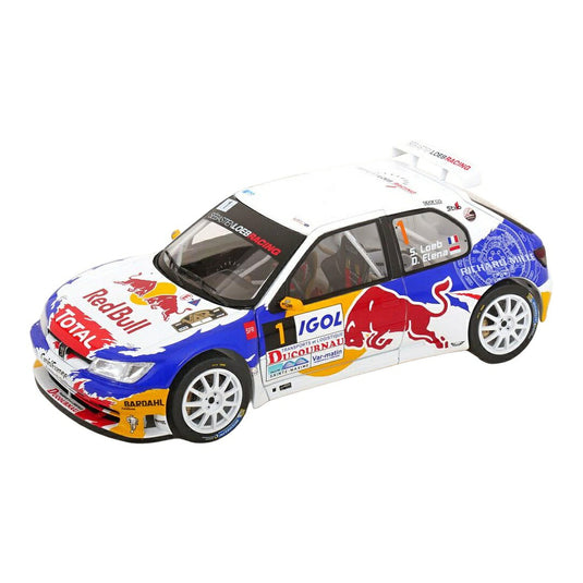Peugeotプジョー 306 Maxiマキシ No.1 Rally du Var 2017 Loeb Elena / SOLIDO 1/18 ミニカー