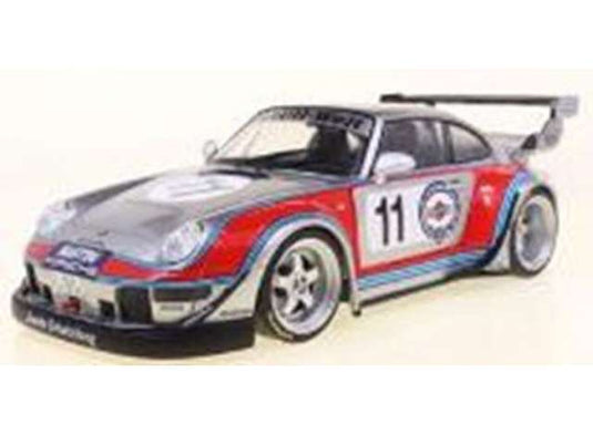 PORSCHE 911 993 RWB ボディキット N 11 MARTINI リバリー クーペ 2020 シルバー / SOLIDO 1/18 ミニカー