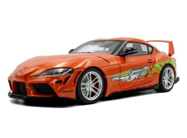 2024 トヨタ スープラ GR トリビュート オレンジ/ SOLIDO  1/18 ミニカー