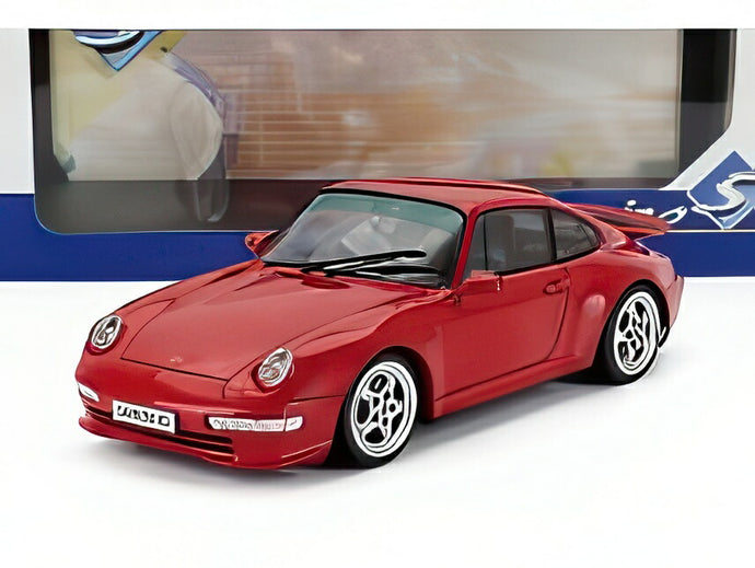 PORSCHE 911 993 CARRERA RS クーペ 1997 レッド/ SOLIDO 1/18 ミニカー