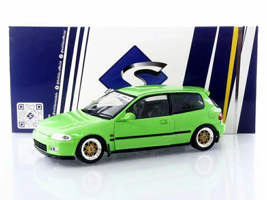 ホンダ シビック EG6 1991 グリーン / Solido 1/18 ミニカー
