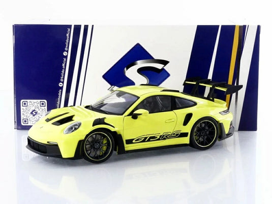 ポルシェ 911 GT3 RS 2024 イエロー / Solido 1/18 ミニカー