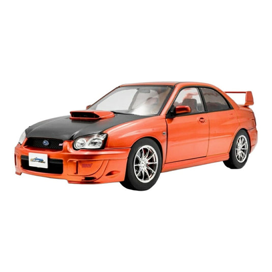 Subaruスバル Imprezaインプレッサ WRX STI 2003 メタリックオレンジ / SOLIDO 1/18 ミニカー
