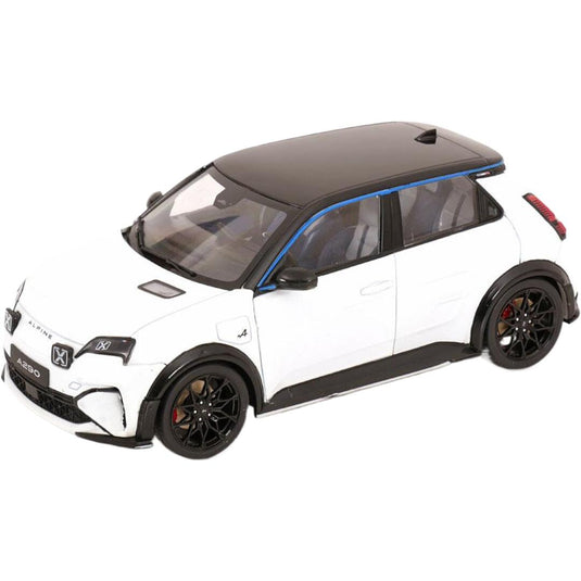 Alpineアルピーヌ A290 GTS 2024 ホワイトメタリック ブラック / SOLIDO 1/18 ミニカー
