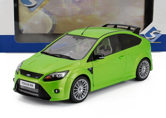 FORD ENGLAND FOCUS MKII PACK RS 2009 グリーンメタリック/ SOLIDO 1/18 ミニカー