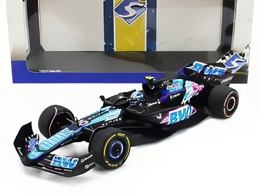 アルピーヌ - F1 A524 チーム BWT アルピーヌ N 10 モナコGP 2024 ピエール ガスリー - ブラック ブルー ピンク/ SOLIDO 1/18 ミニカー