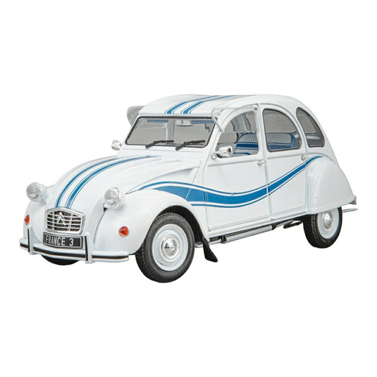 Citroenシトロエン 2CV6 1983 ホワイト ブルー ダイキャストモデル ミニカー /SOLIDO 1/18
