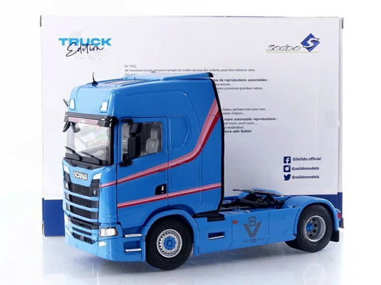 スカニア 580S ハイライン 2023 ブルー / Solido 1/24 ミニカー