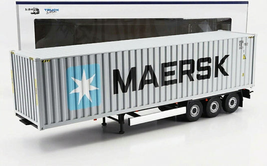 【予約】 Maerskマースク コンテナトラック グレー / SOLIDO 1/24 ミニカー トラック模型