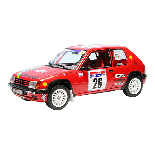 Peugeotプジョー 205 Rallye Rallye Tour de Corse 1990 レッド / Solido 1/18 ミニカー