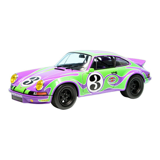 Porscheポルシェ 911 RSR 2.8 1974 Hippie パープル/グリーン / Solido 1/18 ミニカー