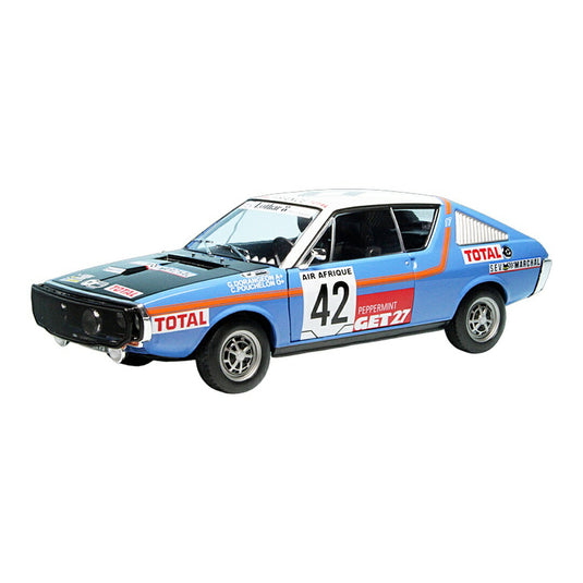 Renaultルノー 17 Rallye Abidjan-Nice 1976 ブルー / Solido 1/18 ミニカー