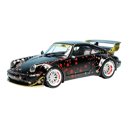 Porscheポルシェ 911 RWB Rauh-Welt Coupe 964 2021 Aoki ブラック / Solido 1/18 ミニカー