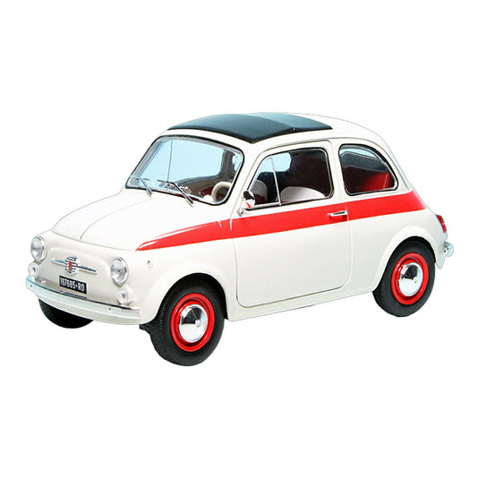Fiatフィアット 500 L 1968 Abarth Sport ホワイト/レッド / Solido 1/18 ミニカー
