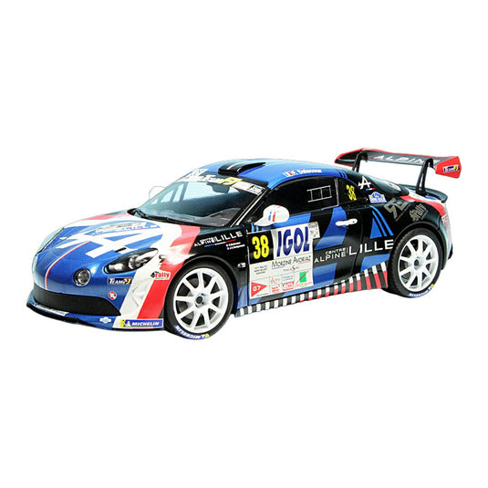 Renaultルノー Alpineアルピーヌ A110 R-GT Rallye du Mont Blanc 2020 / Solido 1/18 ミニカー