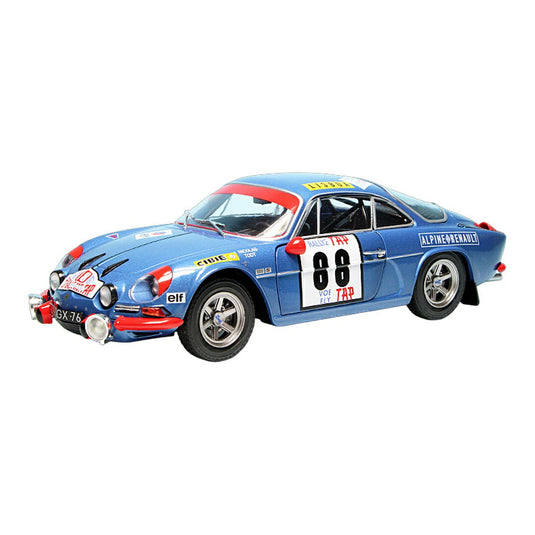 Renault Alpineルノーアルピーヌ A110 1600S Rallye du Portugal 1971 ブルー / Solido 1/18 ミニカー