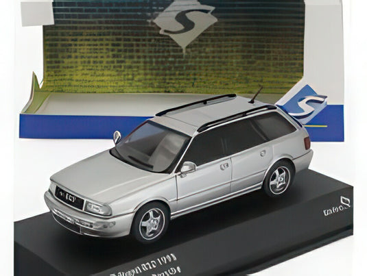 AUDI A4 RS2 アバント SW ステーションワゴン 1995 パワード バイ ポルシェ ポーラーシルバー/ SOLIDO 1/43 ミニカー