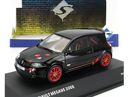 RENAULT - MEGANE RS R26-R 2008 - BLACK RED/SOLIDO 1/43ミニカー